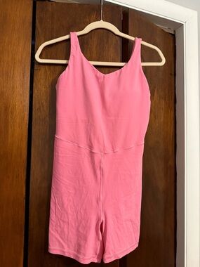 Pink Sleeveless Jumpsuit Romper
